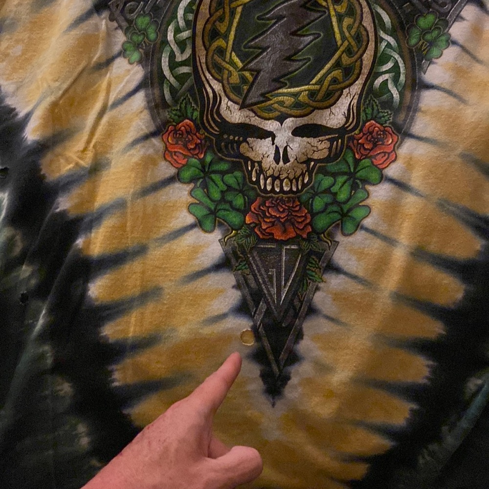 Grateful Dead size 2X mens long sleeve Celtic Grateful Dead shirt by liquid blue - Picture 2 of 4